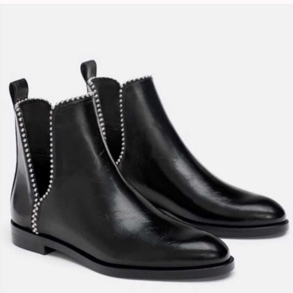 Brand New Zara Studded booties